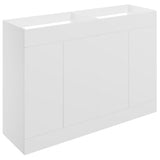 Tabo Milan Matt White Floor Standing 4 Door Basin Unit 1180mm