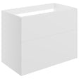Tabo Milan Matt White Wall Hung 2 Drawer Basin Unit 790mm