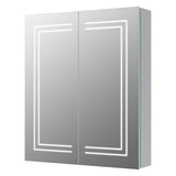 Tabo Gemini 2 Door Front-Lit Mirror Cabinet 700 x 600mm