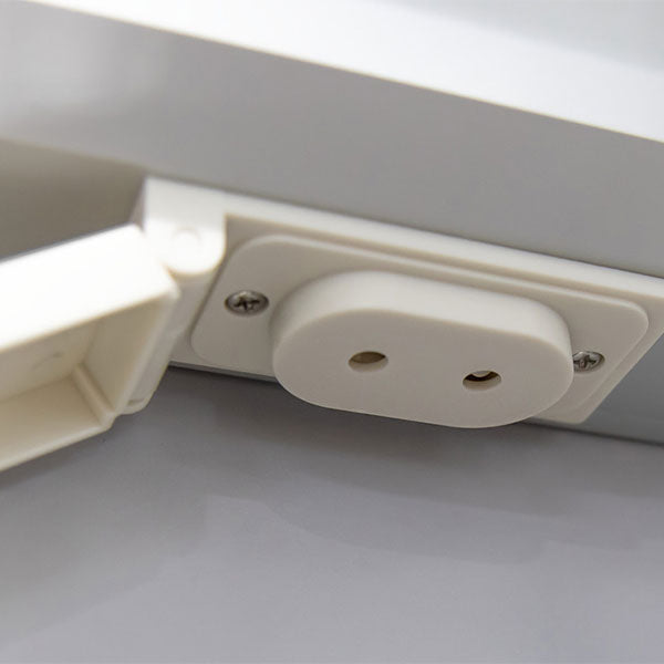 Tabo Gemini 2 Door Front-Lit Mirror Cabinet (shaver socket)