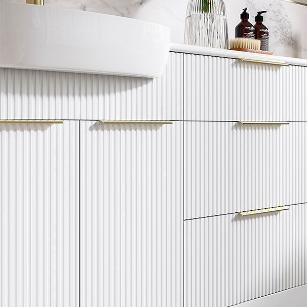 Tabo Brushed Brass Furniture Handles