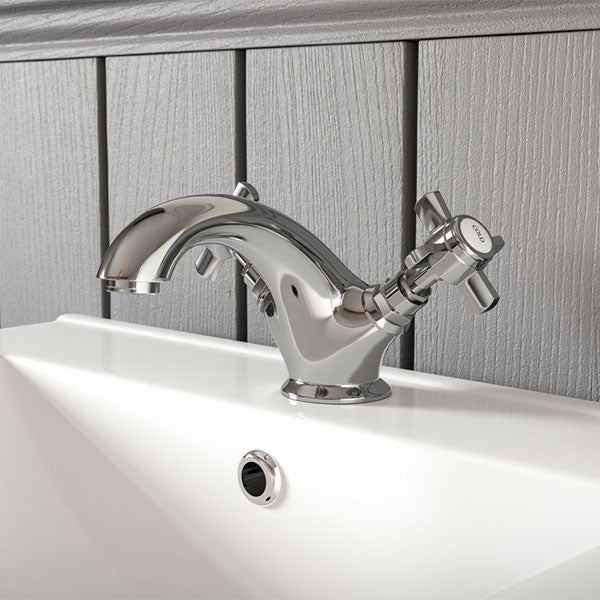 Tabo Ophelia Chrome Basin Mixer Tap & Waste