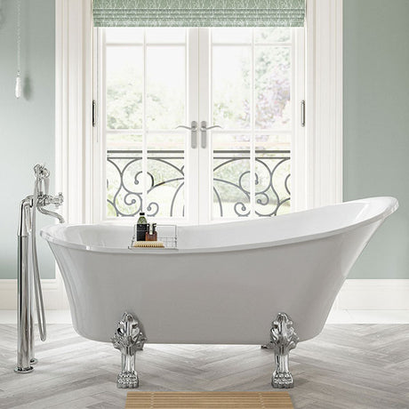 Tabo Ophelia Chrome Floor Standing Bath Shower Mixer Tap