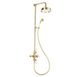 Tabo Sabbia Brushed Brass Thermostatic Shower Kit