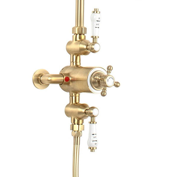 Tabo Sabbia Brushed Brass Traditional Shower Valve