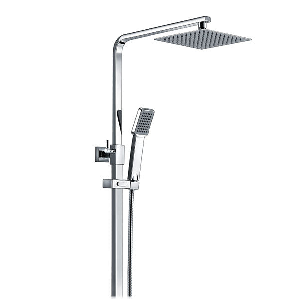 Sorrento Thermostatic Bar Mixer Shower with Riser & Overhead Kit