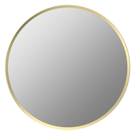 Tabo Moon Brushed Brass Round Mirror 600 x 600mm