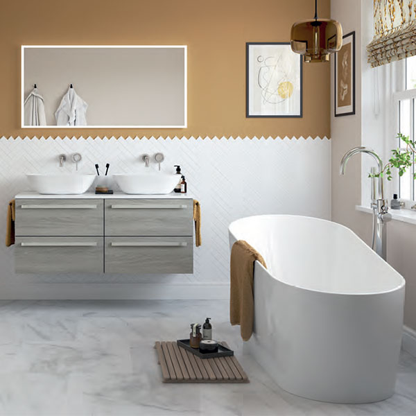 Tabo Gleam Surround-Lit LED Mirror 600 x 1200mm