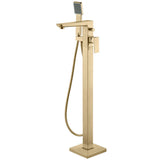 Tabo Corrado Brushed Brass Floor Standing Bath Shower Mixer Tap
