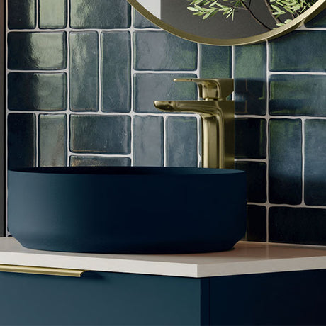 Tabo Corrado Brushed Brass Tall Basin Mixer Tap