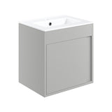 Tabo Elisa Matt Light Grey Wall Hung 1 Door Basin Unit 510mm