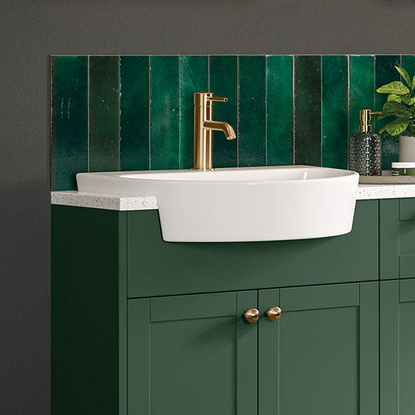 Tabo Hero Brushed Brass Basin Mixer Tap & Waste