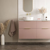 Tabo Hero Brushed Brass Wall Mounted Basin Mixer Tap