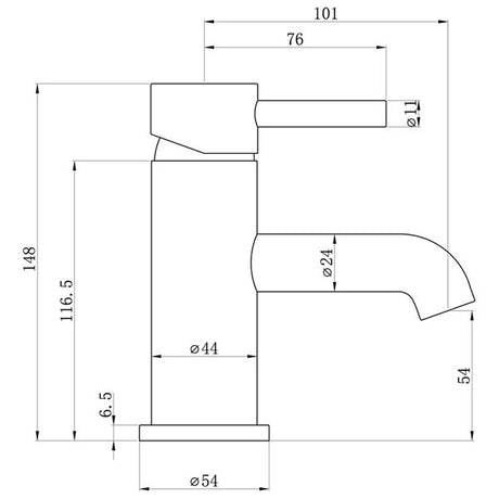 Tabo Hero Chrome Basin Mixer Tap & Waste