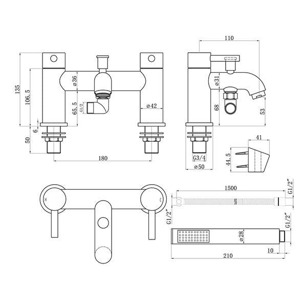 Tabo Hero Shower Mixer Tap