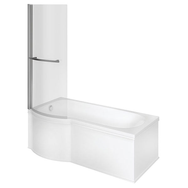 Apollo Grange P Shape Supercast Shower Bath Pack (LH) 1700 x 850 x 560mm