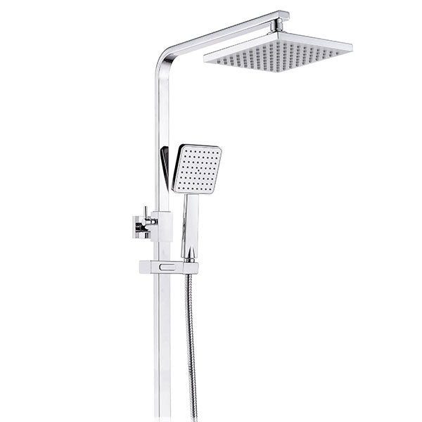 Tabo Quadrato Cool-Touch Thermostatic Mixer Shower with Riser & Overhead Kit