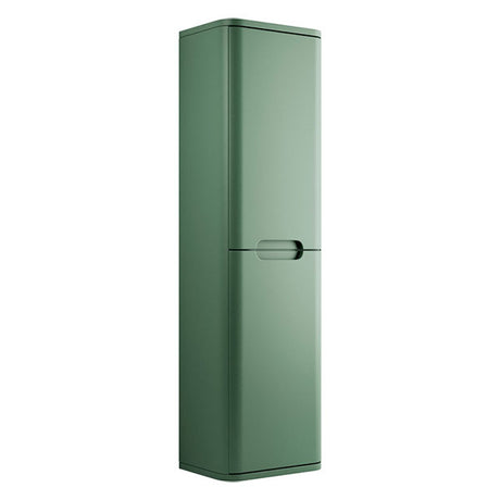 Tabo Magenta Matt Sage Green Wall Hung 2 Door Tall Unit 350mm