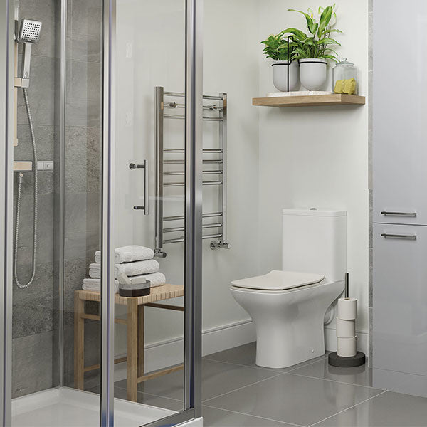 Tabo Forma Straight Ladder - Chrome