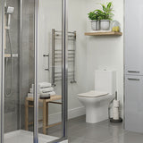 Tabo Forma Straight Ladder - Chrome