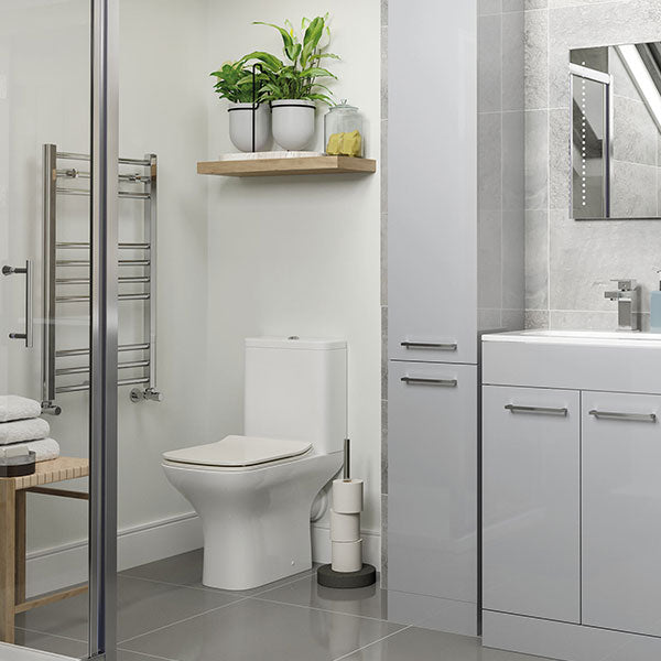 Tabo Forma Straight Ladder - Chrome 