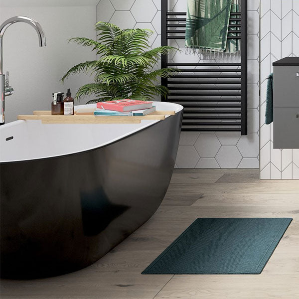 Apollo Preston Freestanding Black Bath 1655 x 745 x 580mm