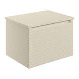 Tabo Rosina Matt Cotton Wall Hung 1 Drawer Basin Unit & Worktop 600mm