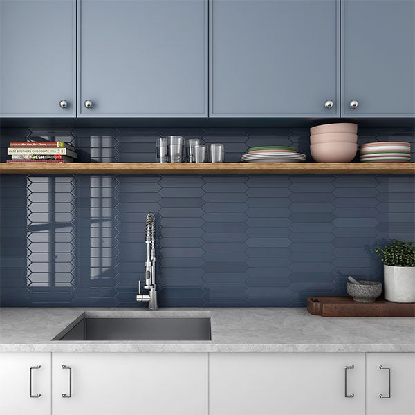 Arrow Blue Velvet Tiles