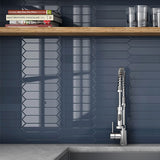 Arrow Blue Velvet Tiles