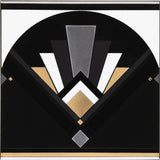 Original Style Black Fan Decor Tile