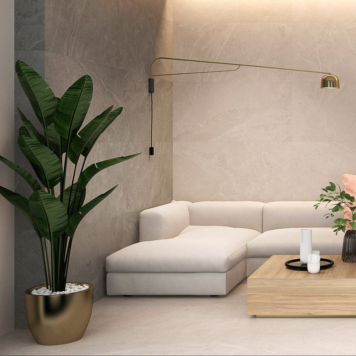 Majestic Ash (& Light) Matt Tiles