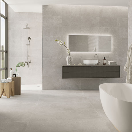 Axis Grey Rectified Matt Tiles