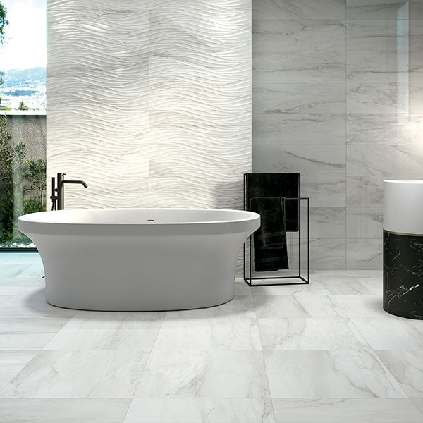 Azulev Bianco Delicatto Polished Tiles