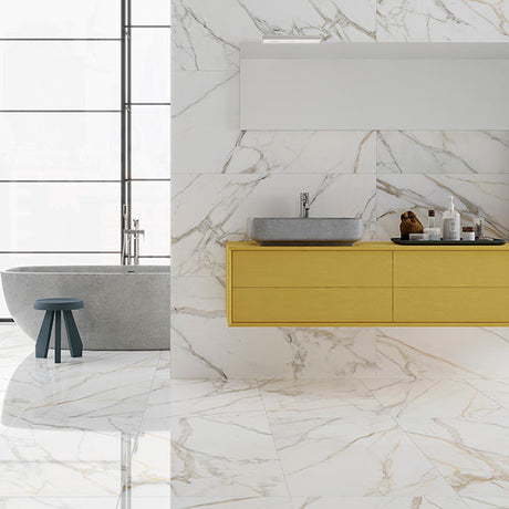 Azulev Calacatta Gold Polished Tiles