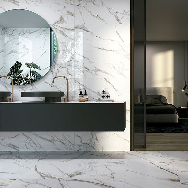 Azulev Calacatta Gold Polished tiles