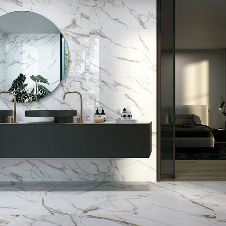 Azulev Calacatta Gold Polished tiles