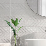 Azulev Cannes Spike Blanco Tiles