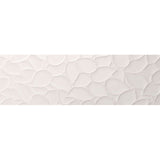 Azulev Colours Leaf White Relief Tile 33 x 100cm