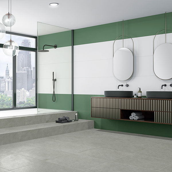 Azulev Colours White (& Forest) tiles