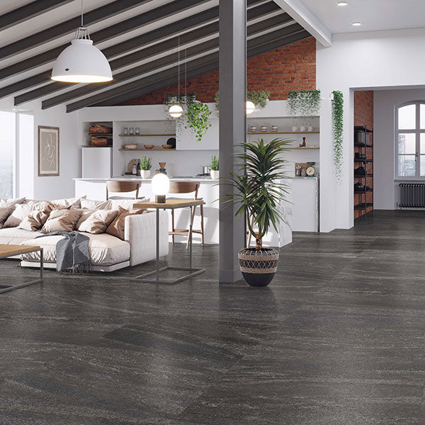 Azulev Slate Stone Anthracite Tiles