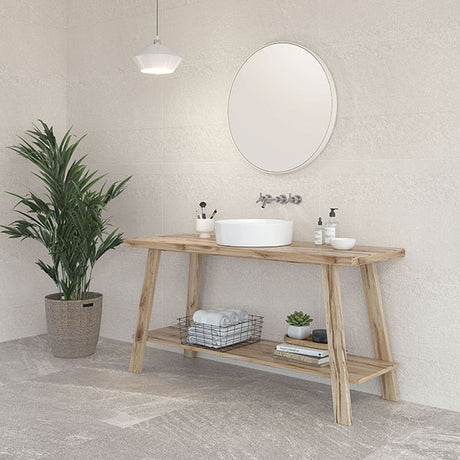Azulev Slate Stone White Tiles
