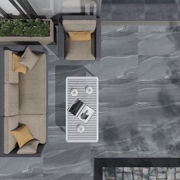 Bellagio Grey Rectified Outdoor Tiles 40 x 80cm