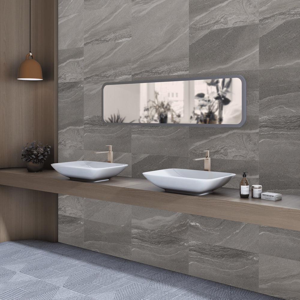 Torino Grey Rectified Tiles