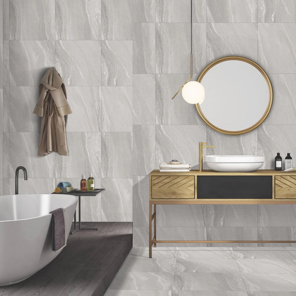 Torino Ice Rectified Tiles