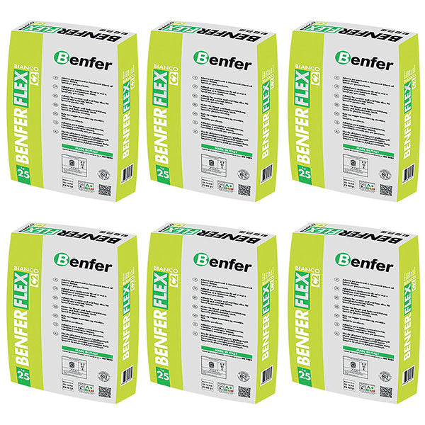 Benferflex C2 White Adhesive 25kg PALLET DEAL