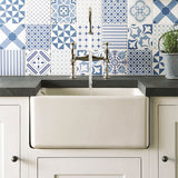 Blue Tapestry Collection, 12 Tile Set