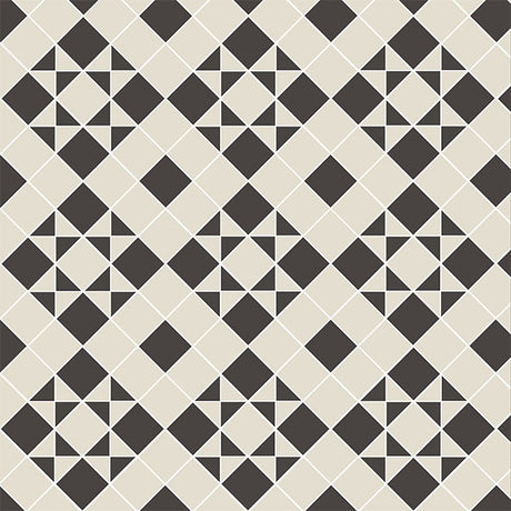 Braemar pattern in Black and White