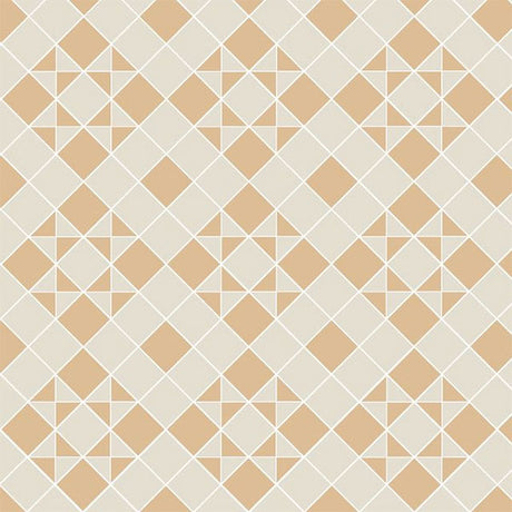 Braemar pattern in Hawthorn Yellow and Dover White