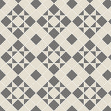 Braemar pattern in Revival Grey and Dover White