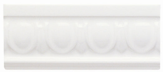 Original Style Egg & Dart Brilliant White Border